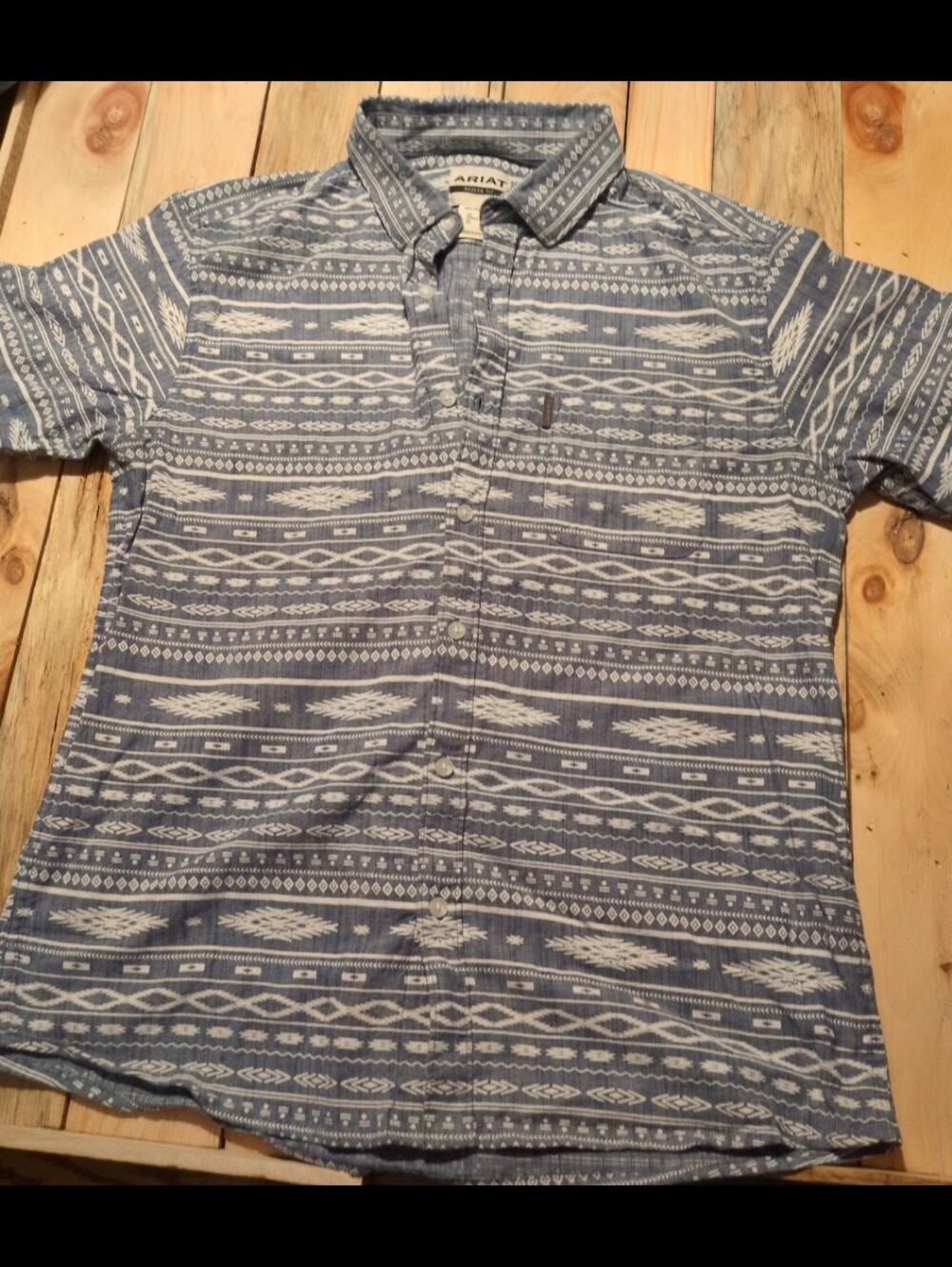 Ariat guys button up shirt
